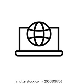 online icon, internet icon vector illustration