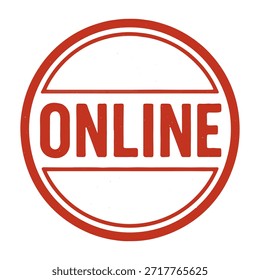 Vector de sello de logotipo de icono en línea sobre fondo blanco
Icono de sello de Vector