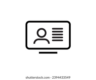 online icon on white background