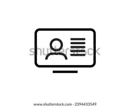 online icon on white background