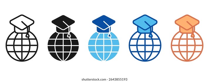 Online Icon Set Multiple Style Collection