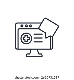 online icon. vector.Editable stroke.linear style sign for use web design,logo.Symbol illustration.
