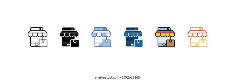 online icons sets with different styles
