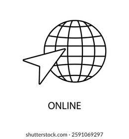 online icons  symbol vector elements for infographic web