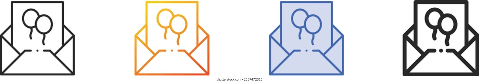online icon.Thin Linear, Gradient, Blue Stroke and bold Style Design Isolated On White Background