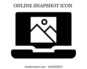 online Image icon. Editable online Image icon for web or mobile.