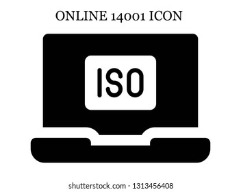 online Iso icon. Editable online Iso icon for web or mobile.