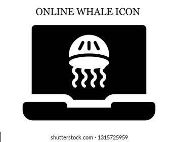 online Jellyfish icon. Editable online Jellyfish icon for web or mobile.