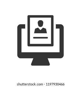 Online Job Application Icon