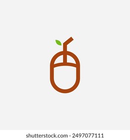 Ilustración de diseño de Vector de logotipo de jugo en línea