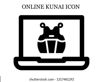 online Kendo icon. Editable online Kendo icon for web or mobile.