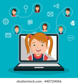 online kids design, vector illustration eps10 graphic 