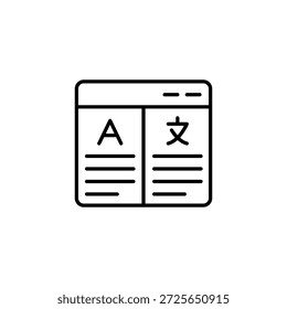 Online Language Translator On Computer For Education And