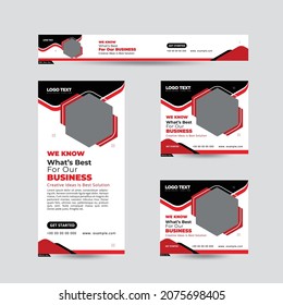 Online Learning Business Course Social Media Post Banner Template, Digital marketing agency.
