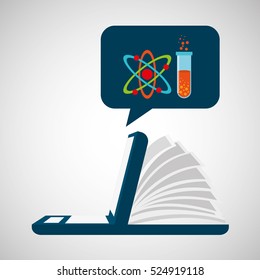 online learning chemistry education vector illustration eps 10