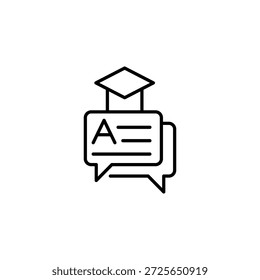 Online Learning Degree Course Chat Minimalist Outline