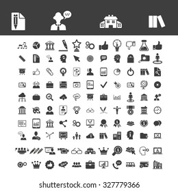 online, learning, education, courses icons