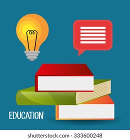 Online learning education graphic design, vector illustration.