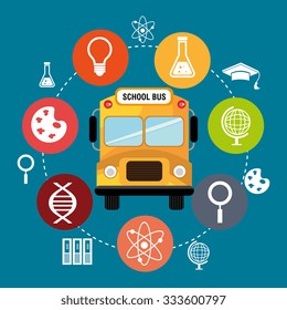 Online learning education graphic design, vector illustration.