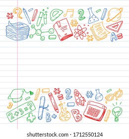 Online learning. Education, learning, open book, knowledge. Modern education template design.