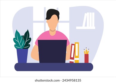 Online Learning Flat Illustration Design