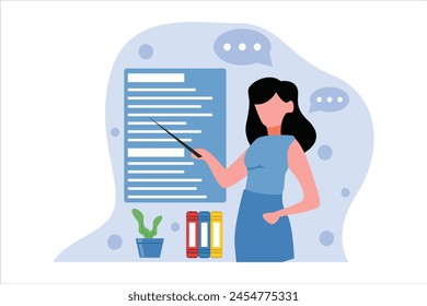 Online Learning Flat Illustration Design