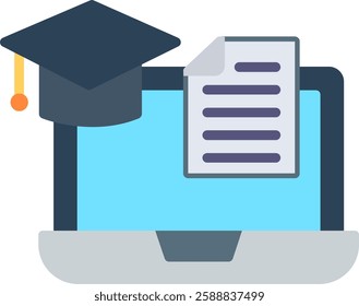 Online Learning Flat Illustration Vector Design