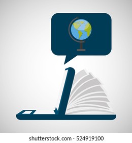 online learning globe education vector illustration eps 10