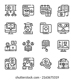 Online Learning Hand Drawn Icons

