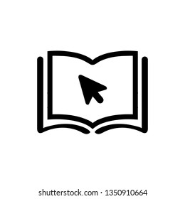 Online learning icon