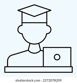 online learning icon for download