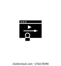 online learning icon vector illustration
