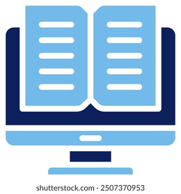 Online learning icon vector illustration symbol background