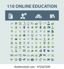 online learning icons