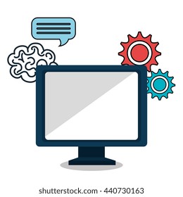 online learning  isolated icon design, vector illustration  graphic 