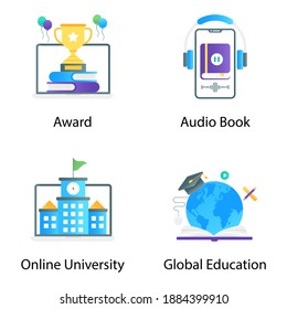 
Online Learning Method and Technology Vectors in Flat Gradient Style 