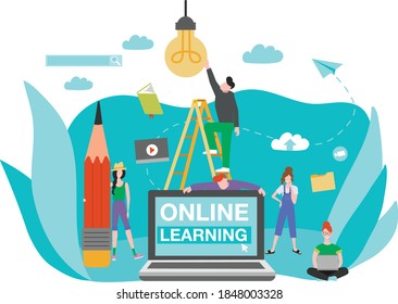 Online learning study education remote
