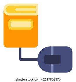 online learning study icon vector