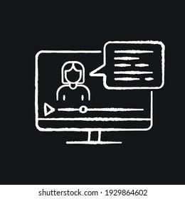 Online lecture color icon. Internet education. Webinar for students. Distant studying. E learning course. Remote class. Vector isolated illustration
