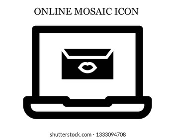 online Letter icon. Editable online Letter icon for web or mobile.