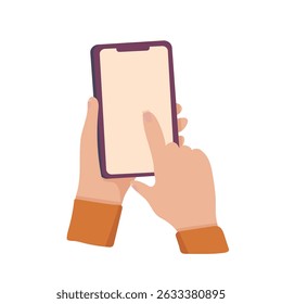 Online library with ebooks. Flat vector clipart, illustration with isolated background.