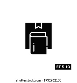 Online Library Icon. Library Icon vector Illustration Template For Web and Mobile
