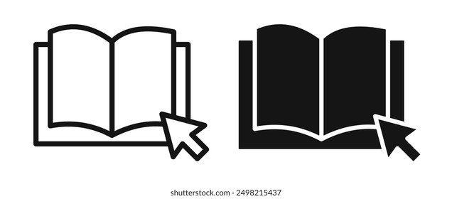 Online-Bibliothek Symbol Vektorsammlung im skizzierten und soliden Stil