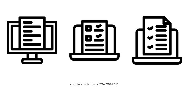 online list icon or logo isolated sign symbol vector illustration - high quality black style vector icons
