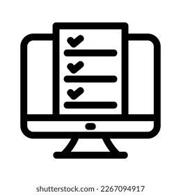 online list icon or logo isolated sign symbol vector illustration - high quality black style vector icons
