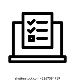 icono de lista en línea o logotipo símbolo de signo aislado ilustración vectorial - iconos vectoriales de estilo negro de alta calidad
