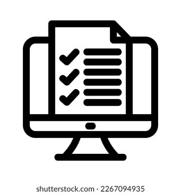 online list icon or logo isolated sign symbol vector illustration - high quality black style vector icons
