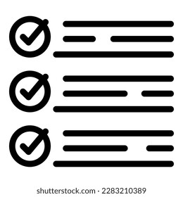Online list icon outline vector. Credit finance. Loan approve