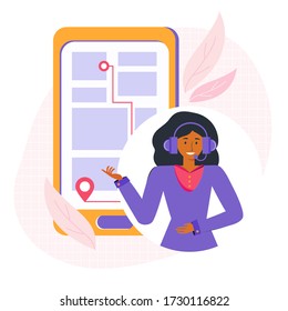 Online logistics using dispatcher and Navigator. 