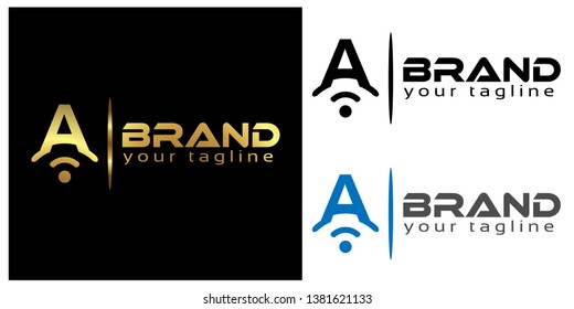 A online logo template, stock logo template.